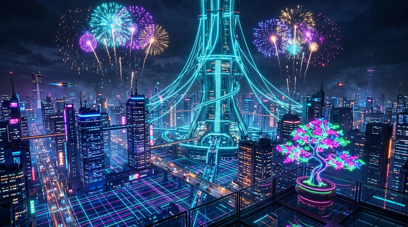 Canister Capital / 3D未来都市型サイトマップ